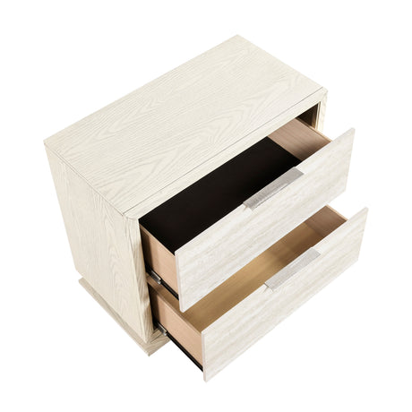 Noctis White/Light Gray Night Stand from Homelegance - Luna Furniture
