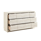Noctis White/Light Gray Dresser from Homelegance - Luna Furniture