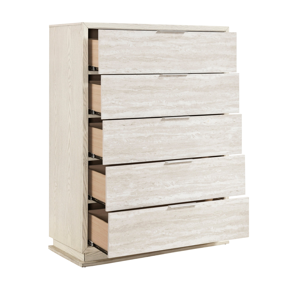 Noctis White/Light Gray Chest from Homelegance - Luna Furniture