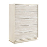Noctis White/Light Gray 4pc Set (QB+NS+DR+MR) from Homelegance - Luna Furniture