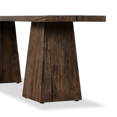 Atlas Console Table in Smoked Alder from Four Hands - Luna Furniture