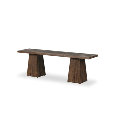 Atlas Console Table in Smoked Alder from Four Hands - Luna Furniture