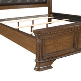 Dalston Light Gray/Beige 4pc Set (QB+NS+DR+MR) from Homelegance - Luna Furniture