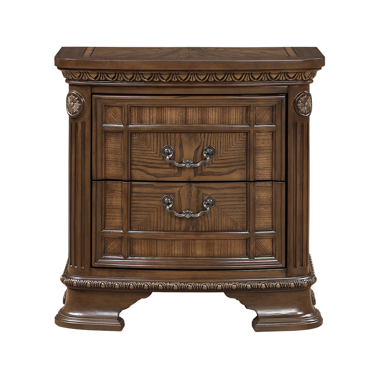 Everleigh Brown Queen Bed from Homelegance - Luna Furniture