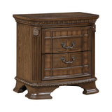 Everleigh Brown 4pc Set (QB+NS+DR+MR) from Homelegance - Luna Furniture