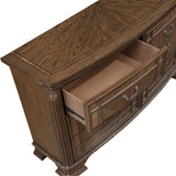 Everleigh Brown 4pc Set (QB+NS+DR+MR) from Homelegance - Luna Furniture