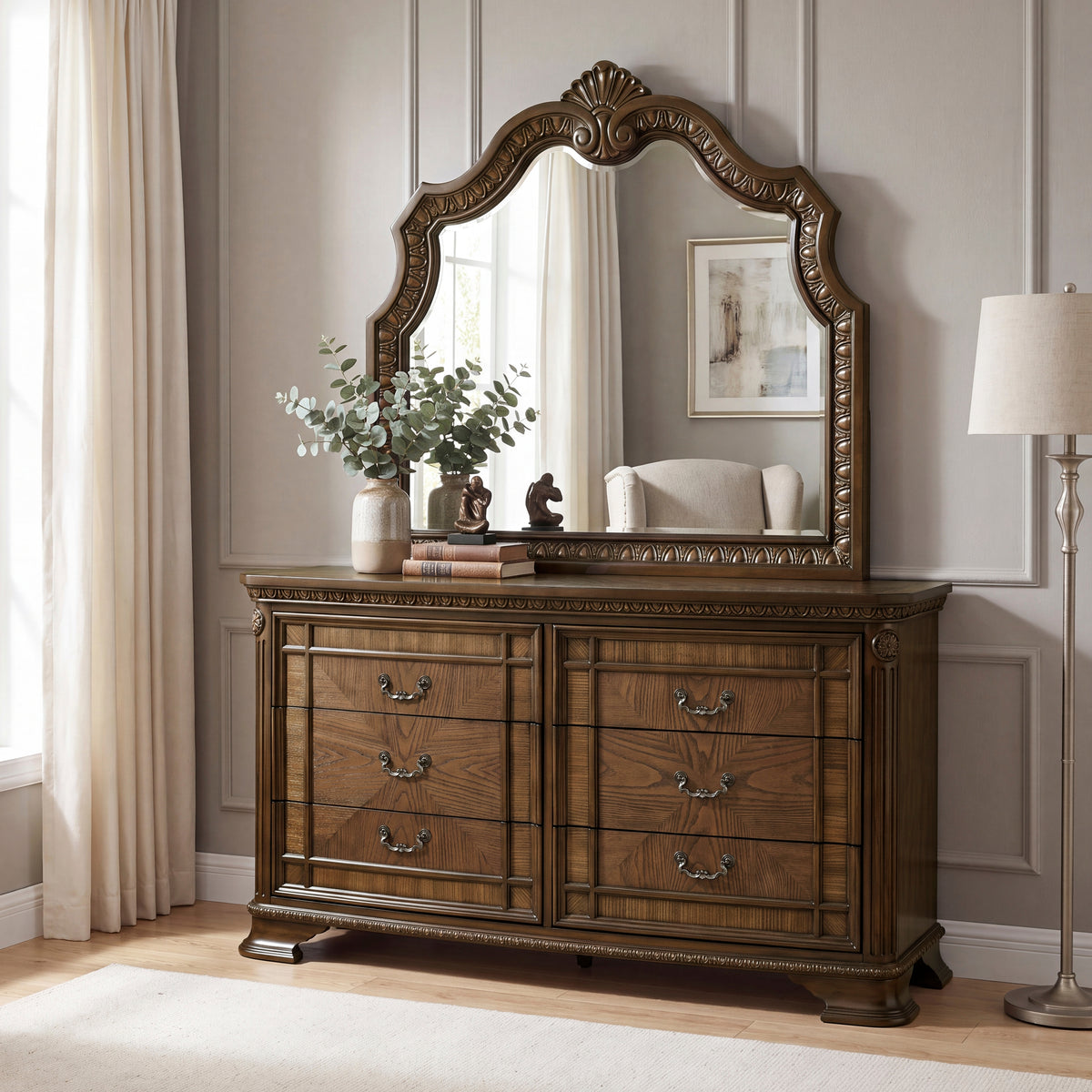 Everleigh Brown Mirror (Mirror Only)