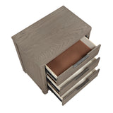 Dalston Light Gray/Beige 4pc Set (QB+NS+DR+MR) from Homelegance - Luna Furniture
