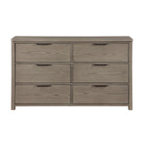 Dalston Light Gray/Beige 4pc Set (QB+NS+DR+MR) from Homelegance - Luna Furniture