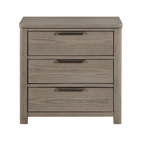 Dalston Light Gray/Beige 5pc Set (QB+NS+DR+MR+CH) from Homelegance - Luna Furniture