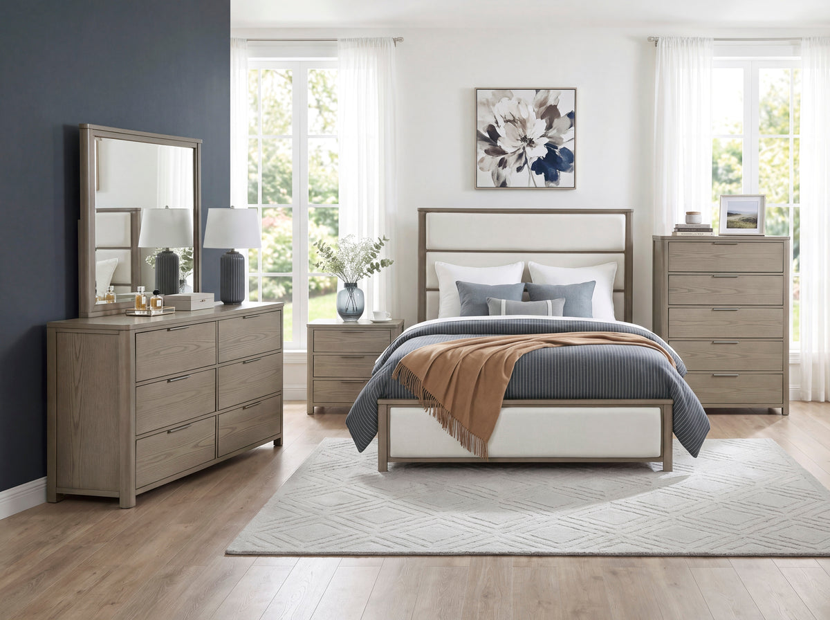Dalston Light Gray Mirror from Homelegance - Luna Furniture