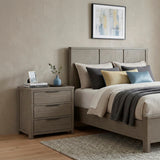 Dalston Light Gray Night Stand from Homelegance - Luna Furniture