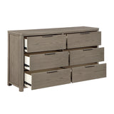 Dalston Light Gray/Beige Panel Bedroom Set from Homelegance - Luna Furniture