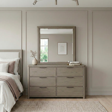 Dalston Light Gray Mirror from Homelegance - Luna Furniture