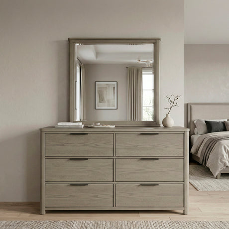 Dalston Light Gray Mirror from Homelegance - Luna Furniture