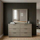 Dalston Light Gray Mirror from Homelegance - Luna Furniture