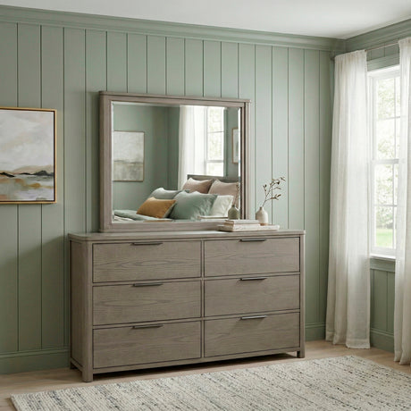 Dalston Light Gray Mirror from Homelegance - Luna Furniture