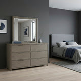 Dalston Light Gray Mirror from Homelegance - Luna Furniture
