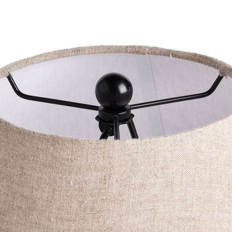 Russo Table Lamp in Aged Black Terracotta from Four Hands - Luna Furniture
