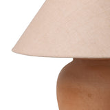 Russo Table Lamp in Aged Natural Terracotta from Four Hands - Luna Furniture