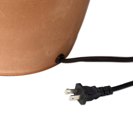 Russo Table Lamp in Aged Natural Terracotta from Four Hands - Luna Furniture
