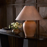 Russo Table Lamp in Aged Natural Terracotta from Four Hands - Luna Furniture