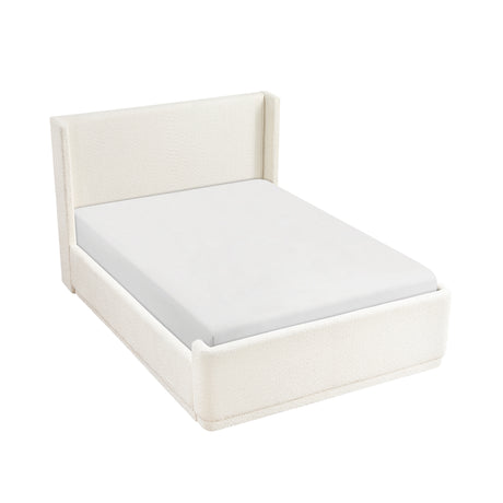 Carmel Beige Eastern King Platform Bed from Homelegance - Luna Furniture