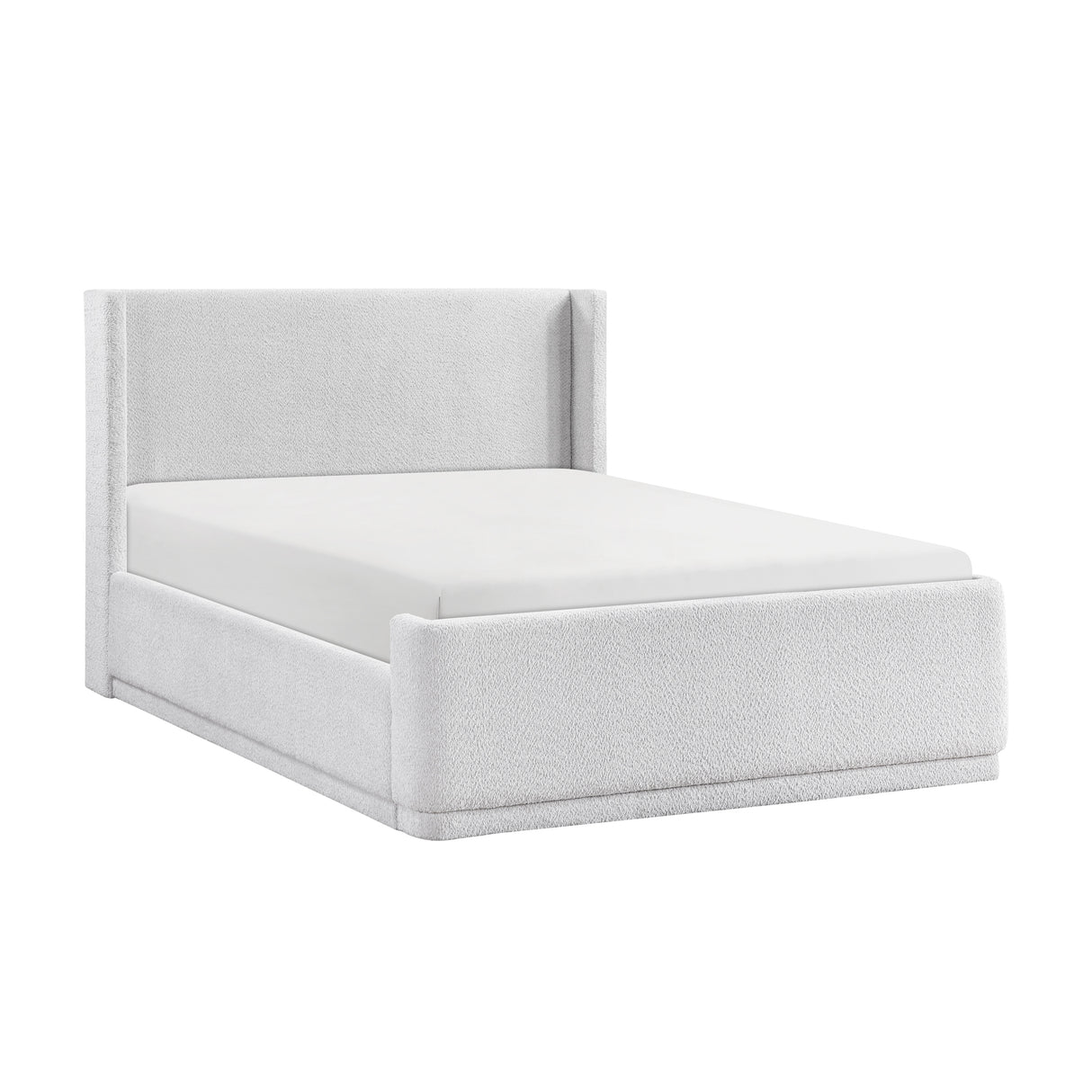 Carmel Light Gray Full Platform Bed from Homelegance - Luna Furniture