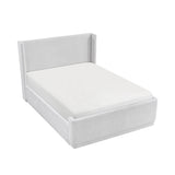 Carmel Light Gray Full Platform Bed from Homelegance - Luna Furniture