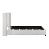 Emerson Beige Upholstered Queen Bed from Homelegance - Luna Furniture