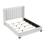 Emerson Beige Upholstered Queen Bed from Homelegance - Luna Furniture