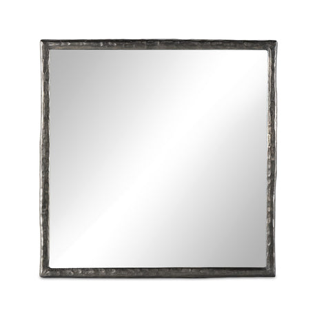 Langford Wall Mirror in Smoked Nickel from Four Hands - Luna Furniture