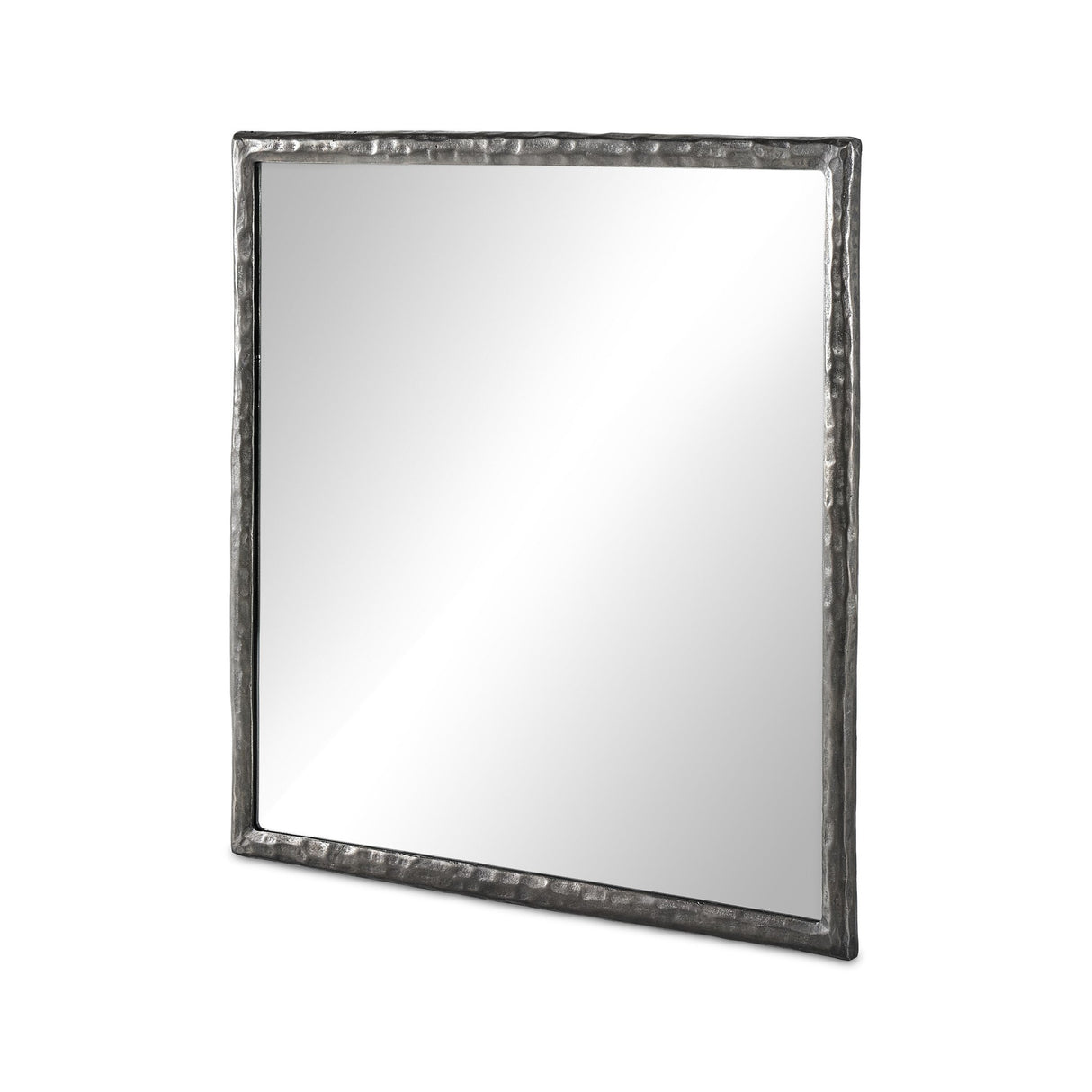 Langford Wall Mirror in Smoked Nickel from Four Hands - Luna Furniture