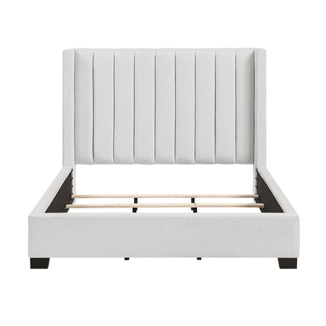 Emerson Beige Upholstered Full Bed from Homelegance - Luna Furniture