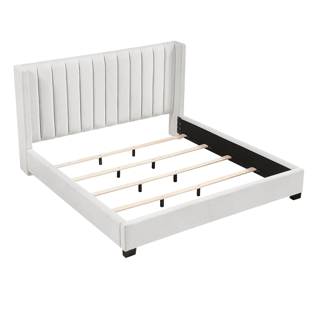 Carter Natural Queen Platform Bed from Homelegance - Luna Furniture
