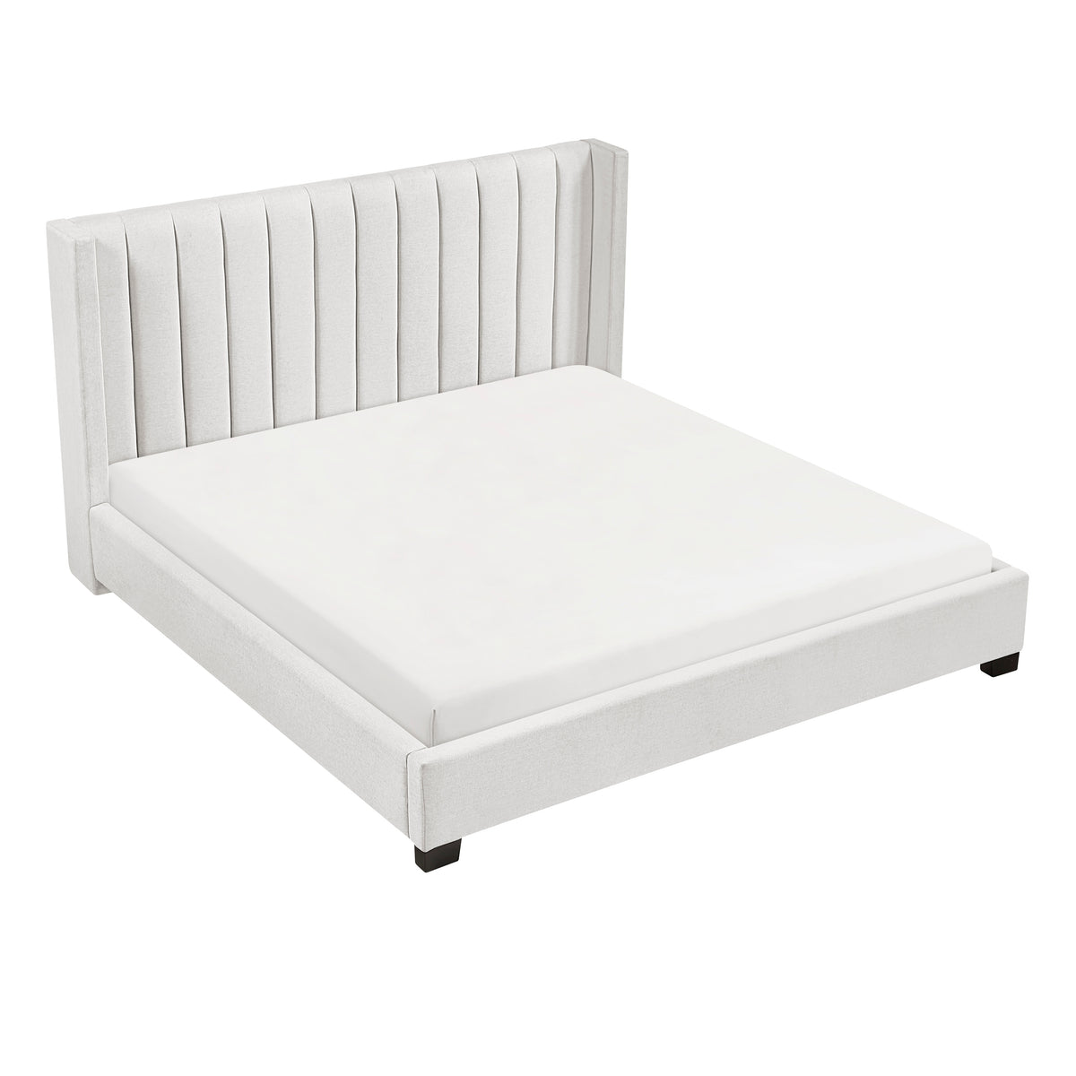 Emerson Beige Upholstered Full Bed from Homelegance - Luna Furniture