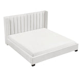 Carter Natural Queen Platform Bed from Homelegance - Luna Furniture