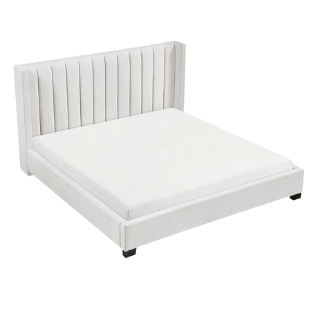 Carter Natural Queen Platform Bed from Homelegance - Luna Furniture