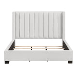 Emerson Beige Upholstered Full Bed from Homelegance - Luna Furniture