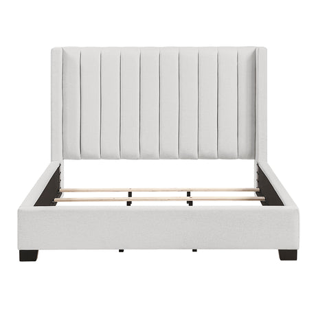 Emerson Beige Upholstered Full Bed from Homelegance - Luna Furniture