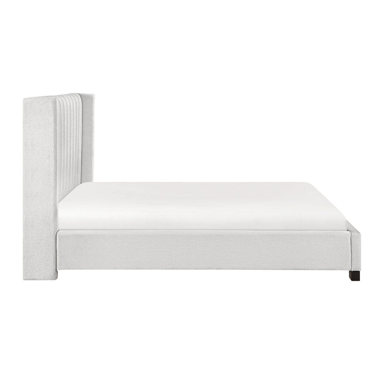 Emerson Beige Upholstered King Bed from Homelegance - Luna Furniture