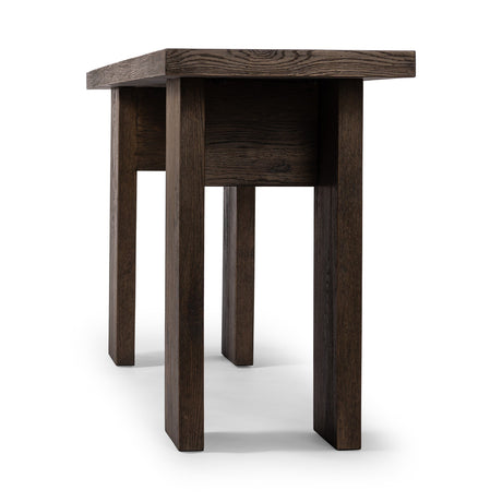 Yarra Console Table in Grey Oak Veneer from Four Hands - Luna Furniture