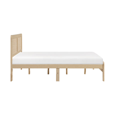 Emerson Beige Upholstered King Bed from Homelegance - Luna Furniture