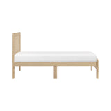 Fitzroy Gray Upholstered Queen Bed with Fireplace from Homelegance - Luna Furniture
