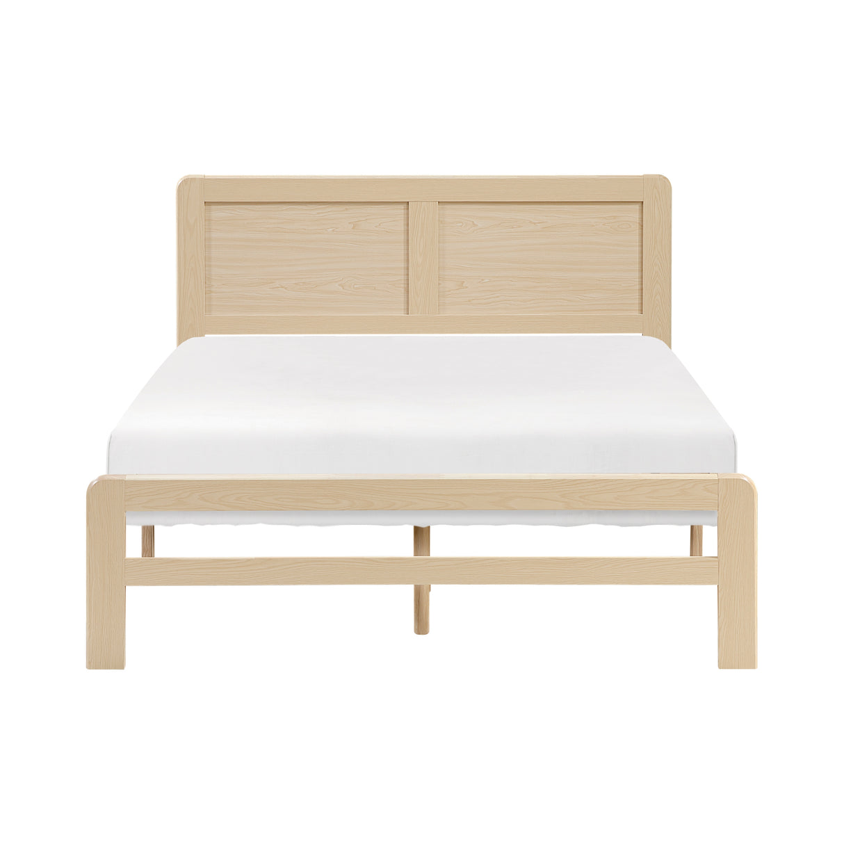Carter Natural Full Platform Bed from Homelegance - Luna Furniture