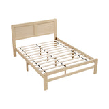 Carter Natural Full Platform Bed from Homelegance - Luna Furniture