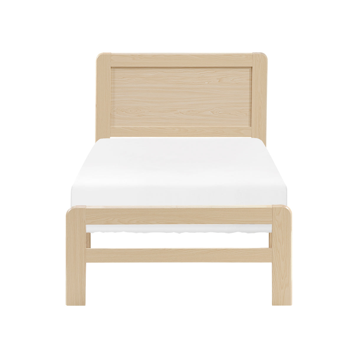 Carter Natural Twin Platform Bed from Homelegance - Luna Furniture