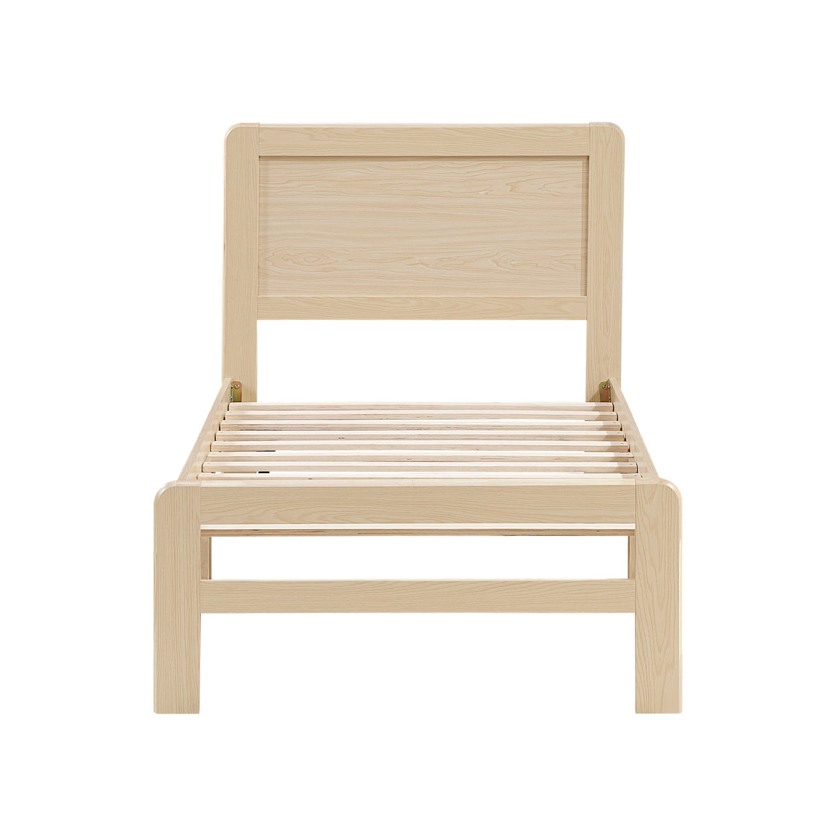 Carter Natural Twin Platform Bed from Homelegance - Luna Furniture