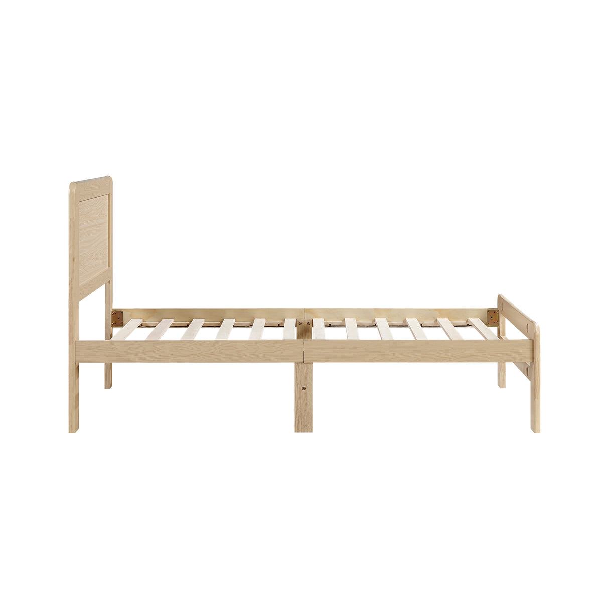 Carter Natural Twin Platform Bed from Homelegance - Luna Furniture