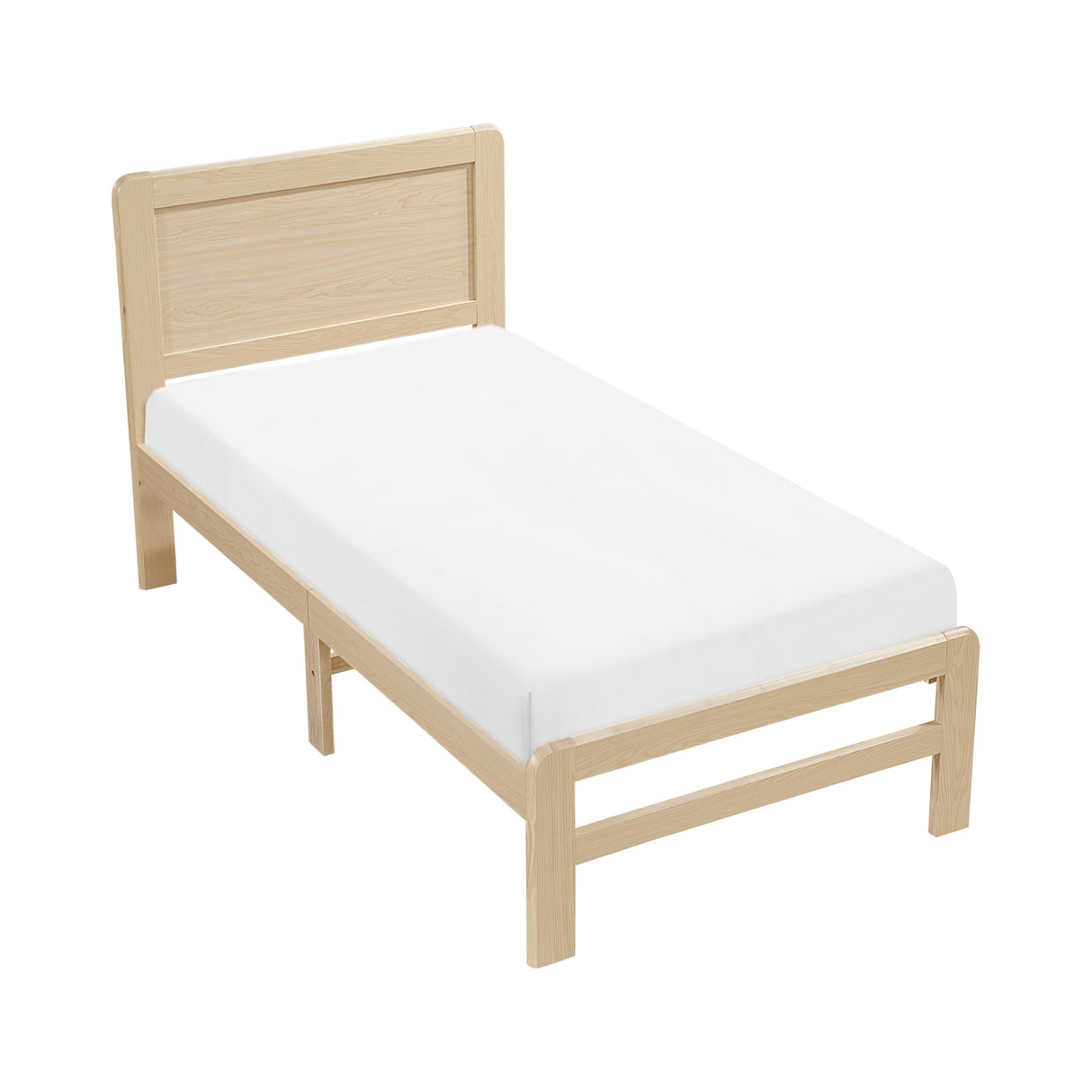 Carter Natural Twin Platform Bed from Homelegance - Luna Furniture